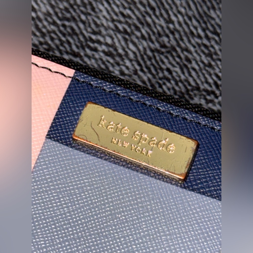 Kate Spade Pink and Blue Wallet - Picture 2 of 9
